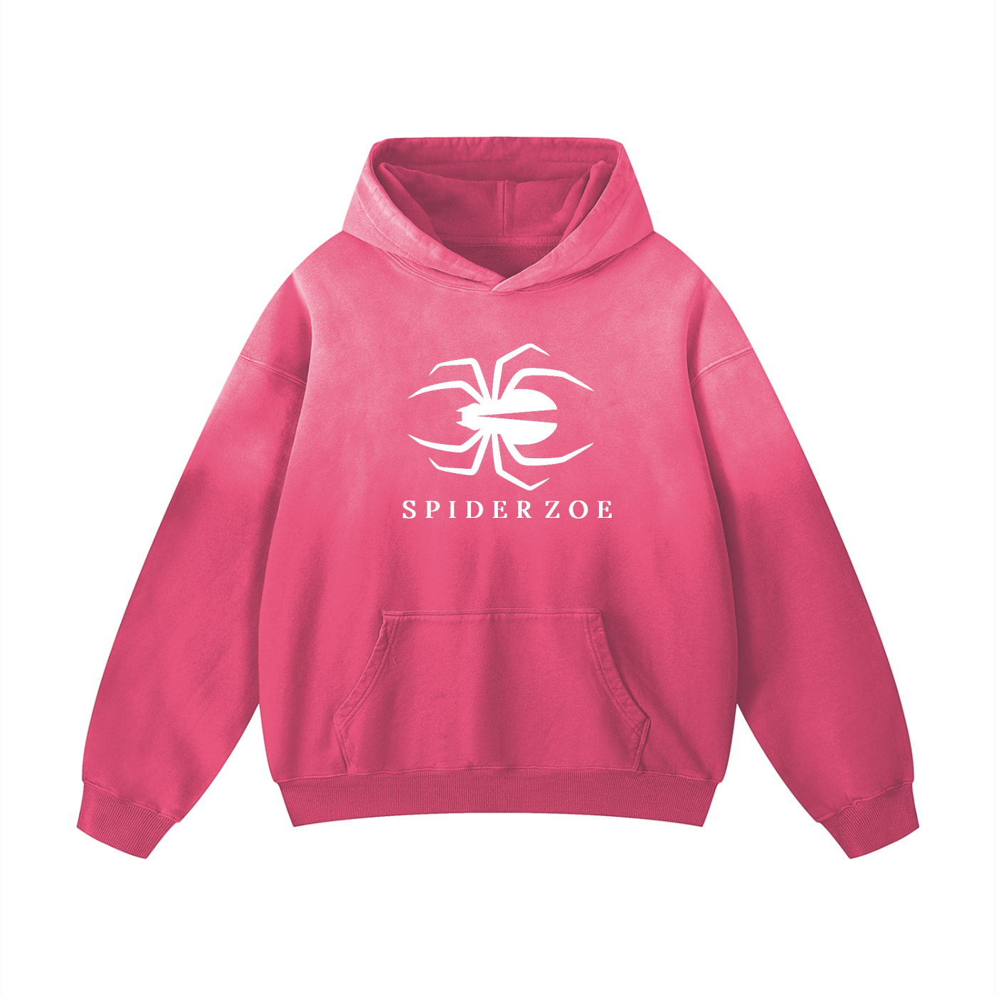 Heavyweight Pink SpiderZoe Oversized Hoodie