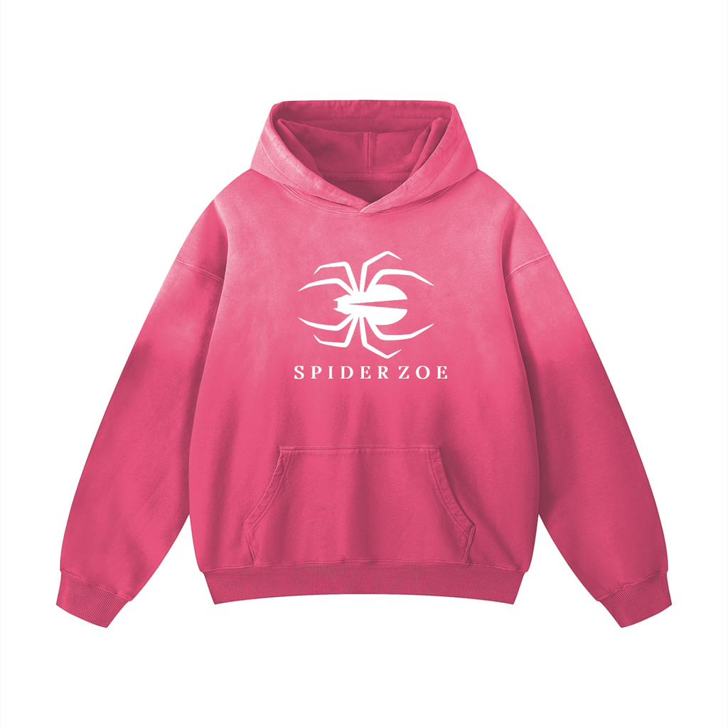Heavyweight Pink SpiderZoe Oversized Hoodie